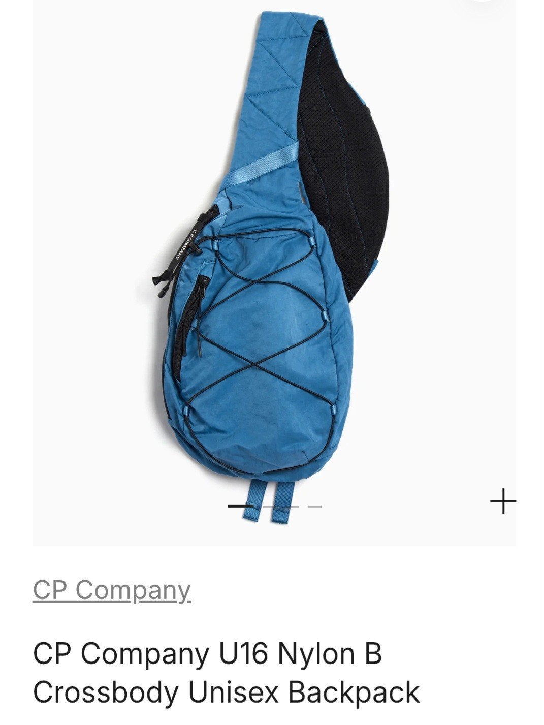 CP Company U16 Nylon B Crossbody Uniseks Rugzak, Overige merken, Ophalen of Verzenden, 30 tot 45 cm, Minder dan 25 cm