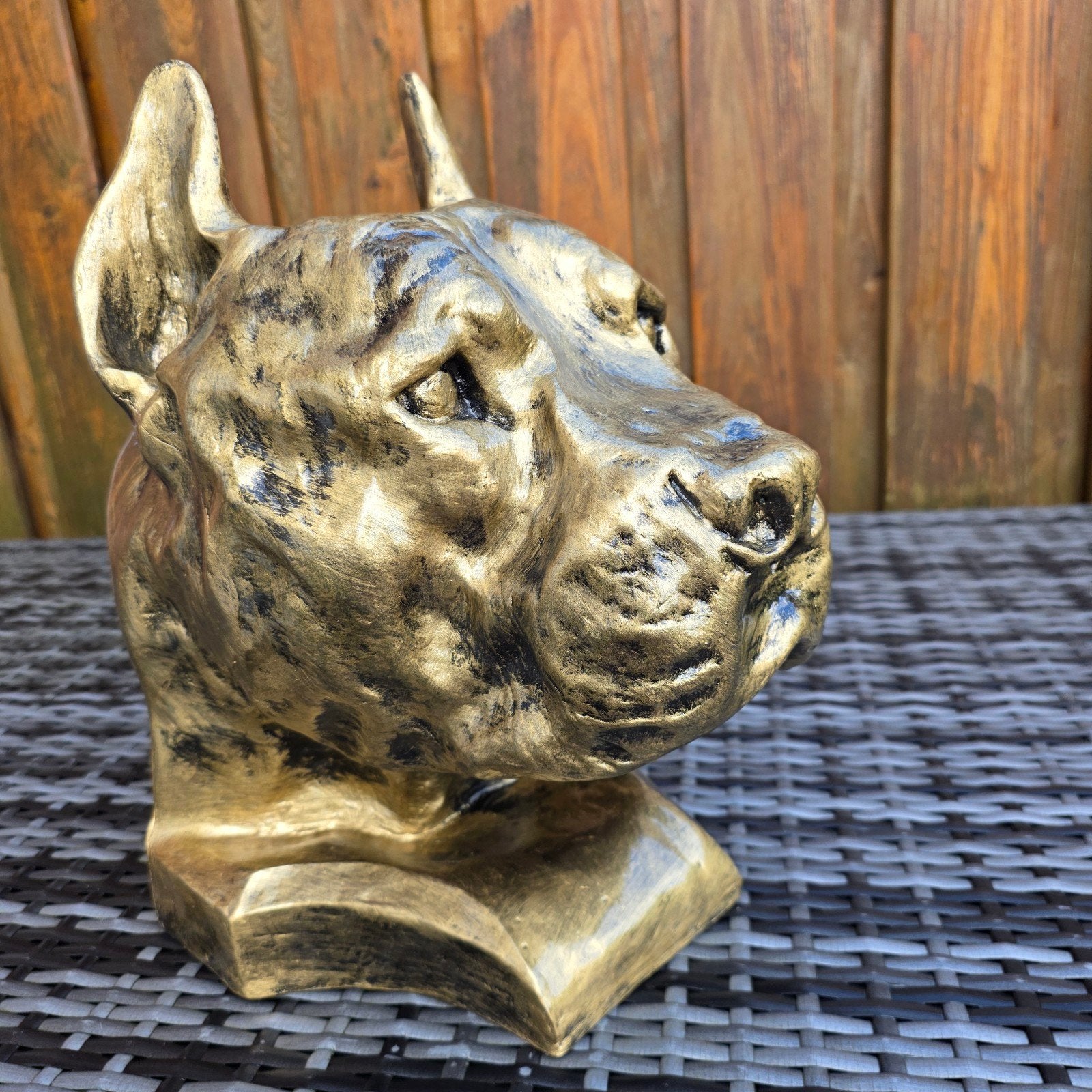DECO OF ALS URN STAFFORD MEGA KOP STAFFORD PITTBULL KOP NIEU, Ophalen of Verzenden, Nieuw