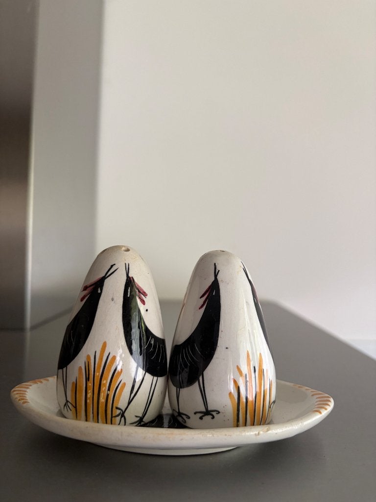 Vintage peper en zout strooier, Ophalen of Verzenden