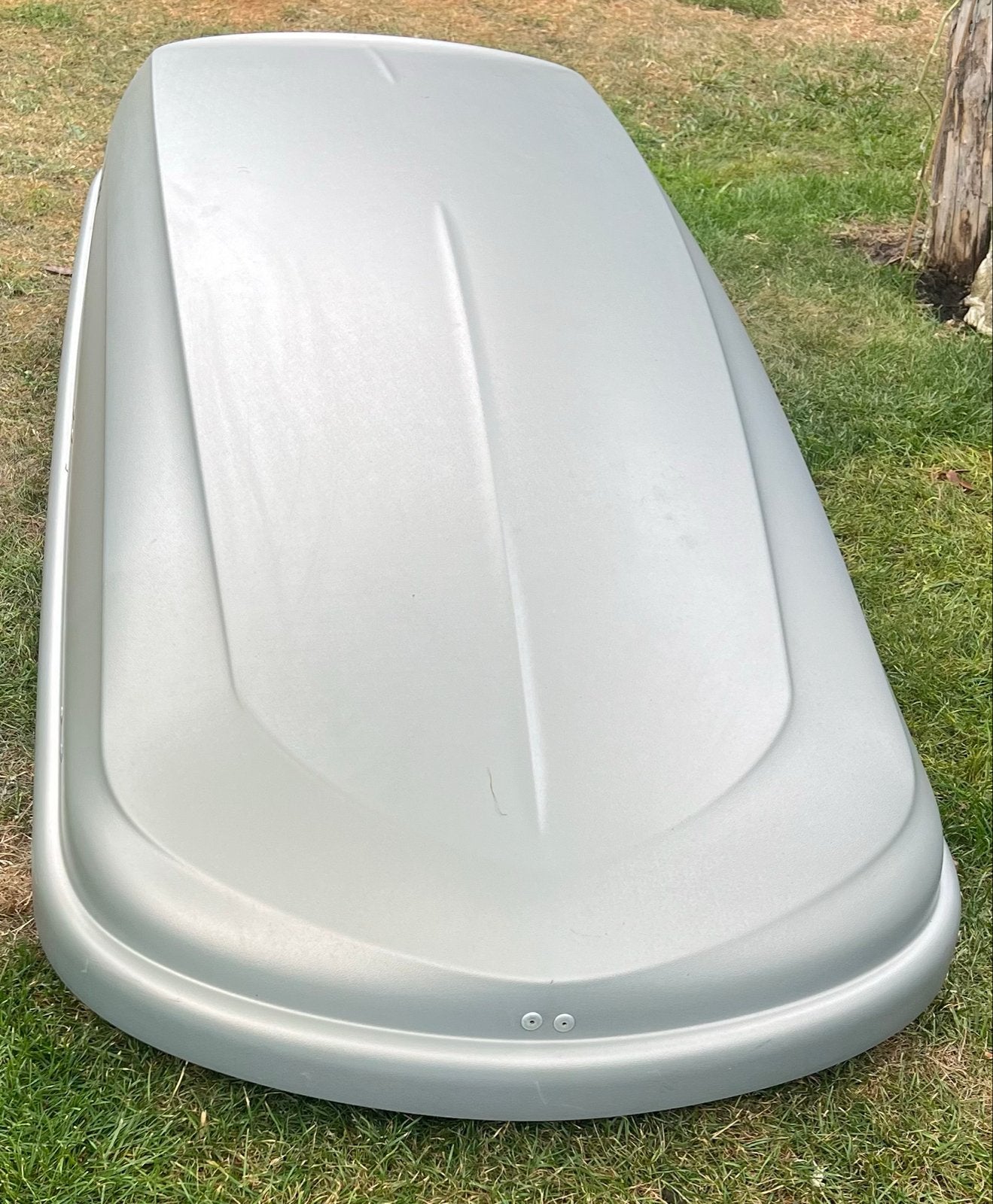 Hapro Traxer 6.6 Dakkoffer Zilvergrijs 410L 191x81x42(lxbxh), Auto diversen, Dakkoffers, Ophalen, Zo goed als nieuw