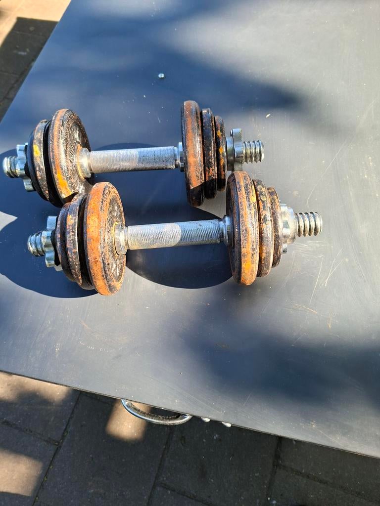 Gewichten 2 maal 3,5 kg zie foto,s, Ophalen