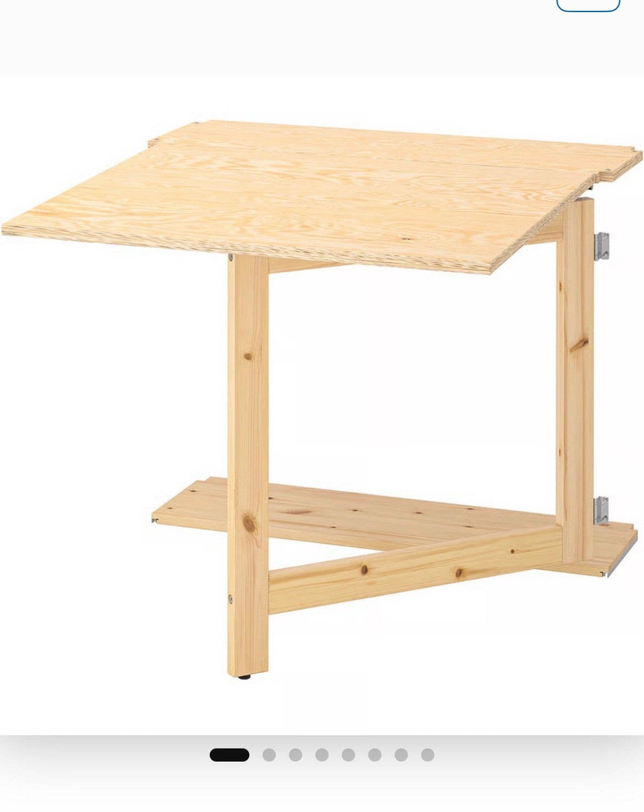 IKEA IVAR Klaptafel, grenen, Ophalen, Gebruikt, Tot twee personen, 50 tot 100 cm