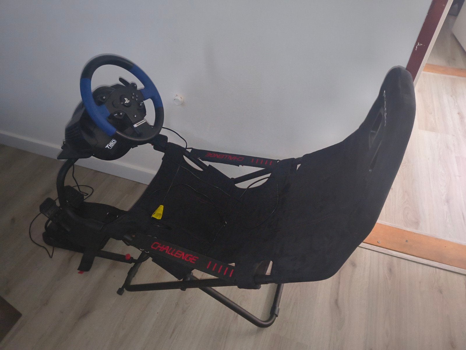 Complete Raceset: Playseat + Thrustmaster T150 + PS3 + TV, Ophalen, Online, Gebruikt, 1 speler