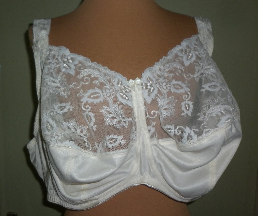 Bh zonder beugels maat 130E  full-cup, Ophalen of Verzenden, Wit, BH