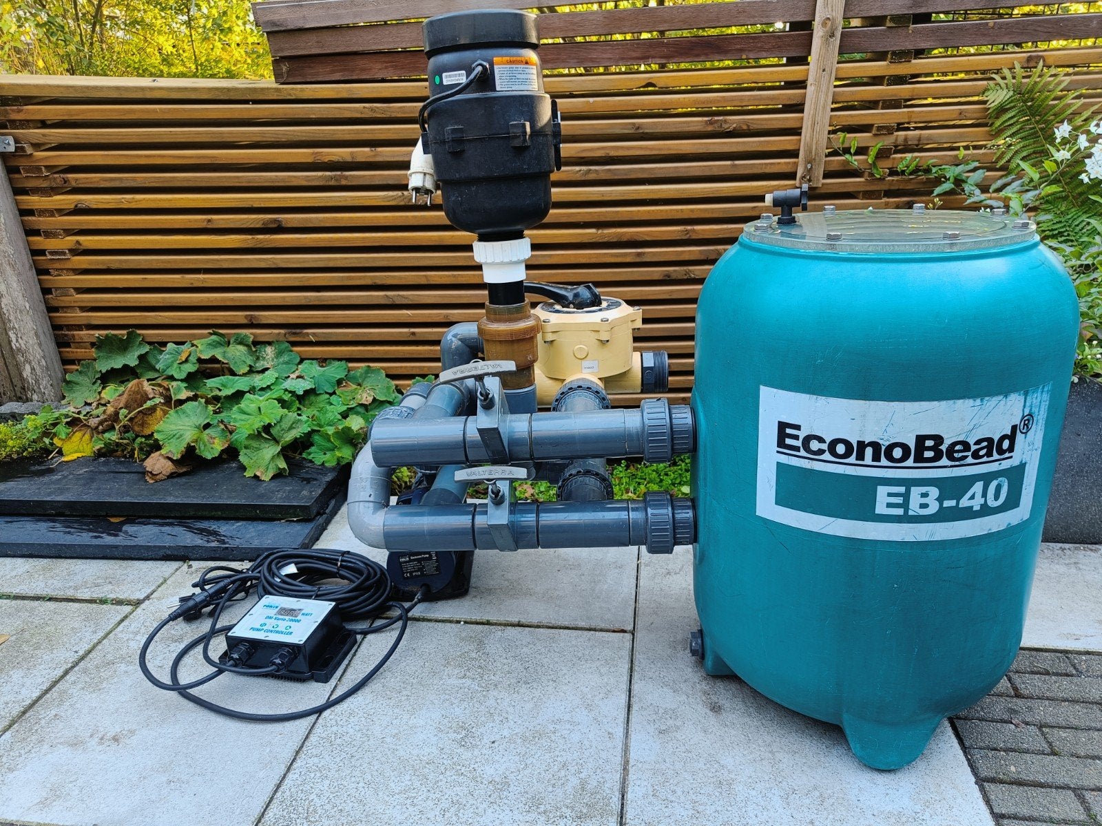 EconoBead EB-40 vijverfilter en AquaForte DM-Vario20000 pomp, Ophalen of Verzenden, Gebruikt, Vijverfilter
