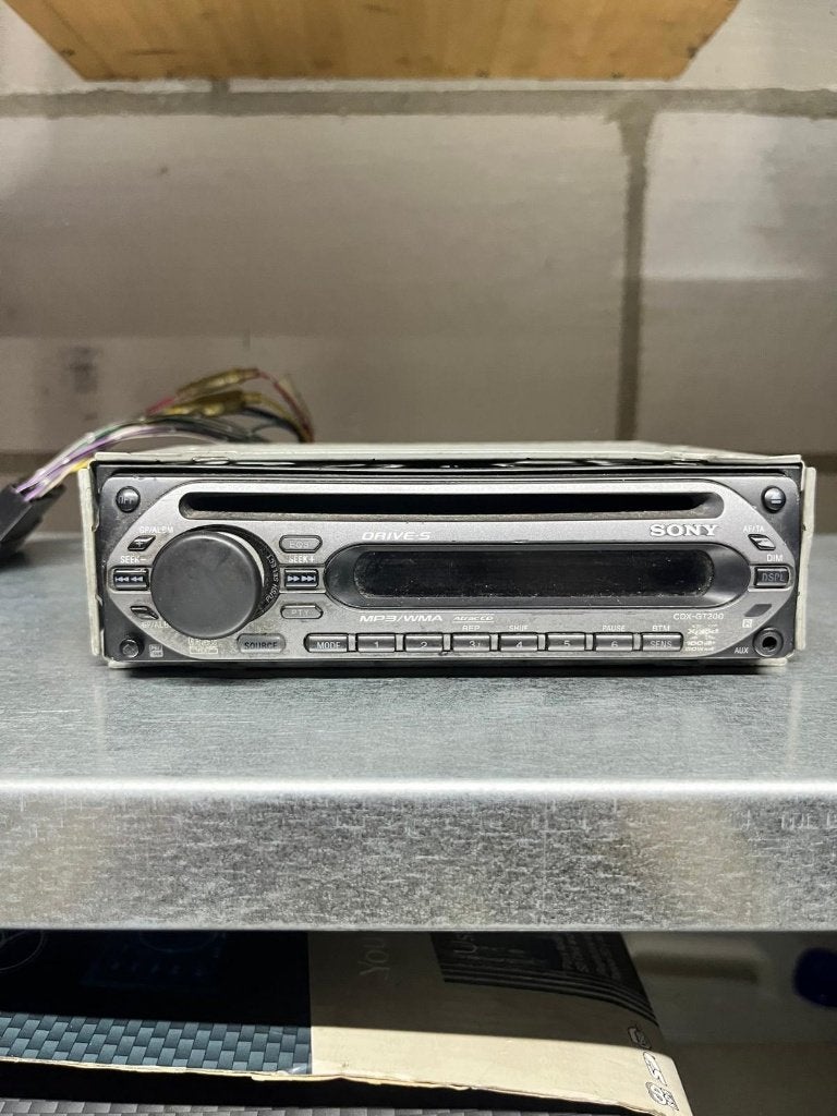 Sony CDX-GT200 Autoradio met CD/MP3/WMA speler, Ophalen, Gebruikt