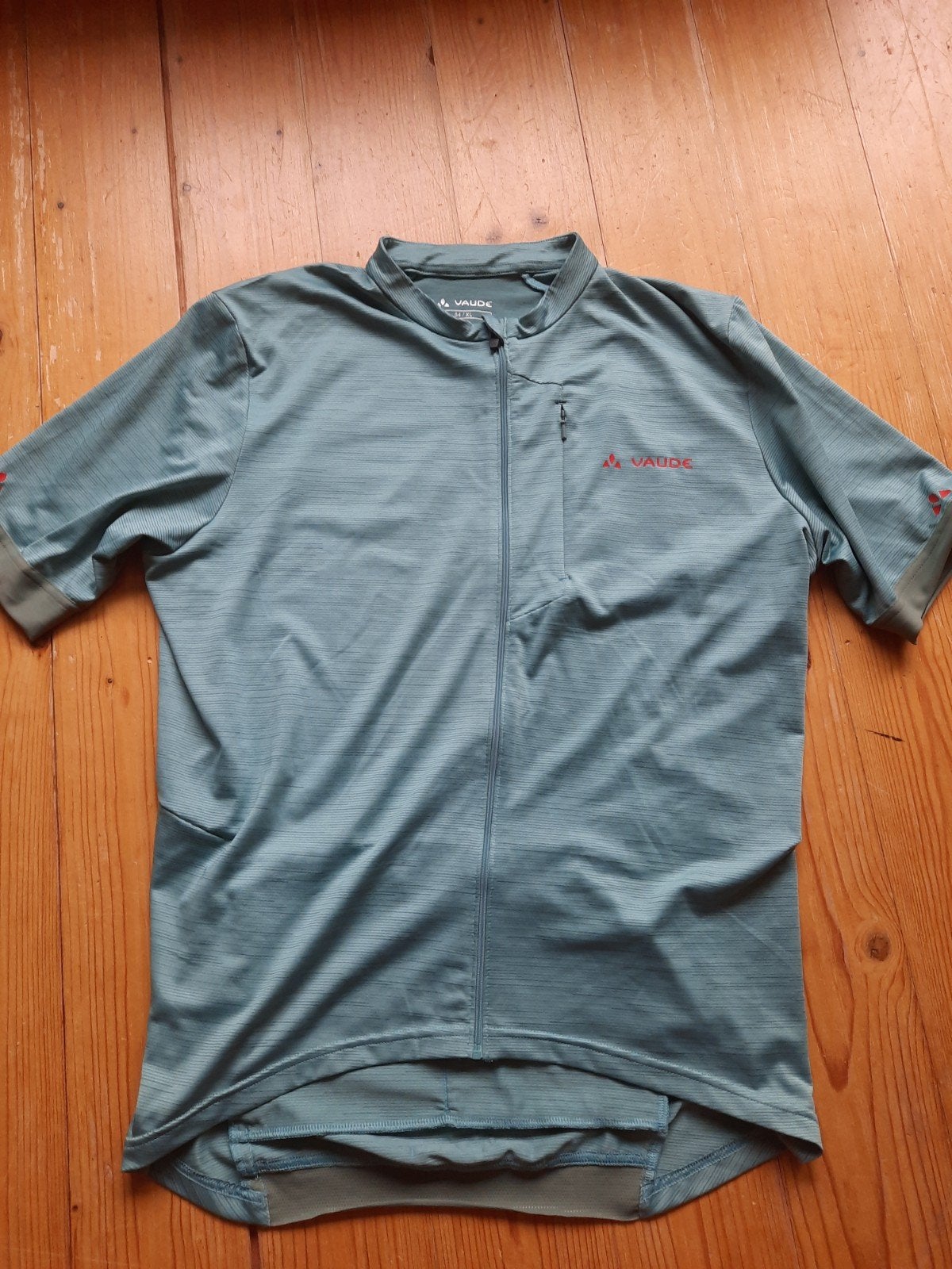 Zgan wielrenshirt v Vaude, maat xl, Ophalen of Verzenden, Zo goed als nieuw, Maat 56/58 (XL), Groen