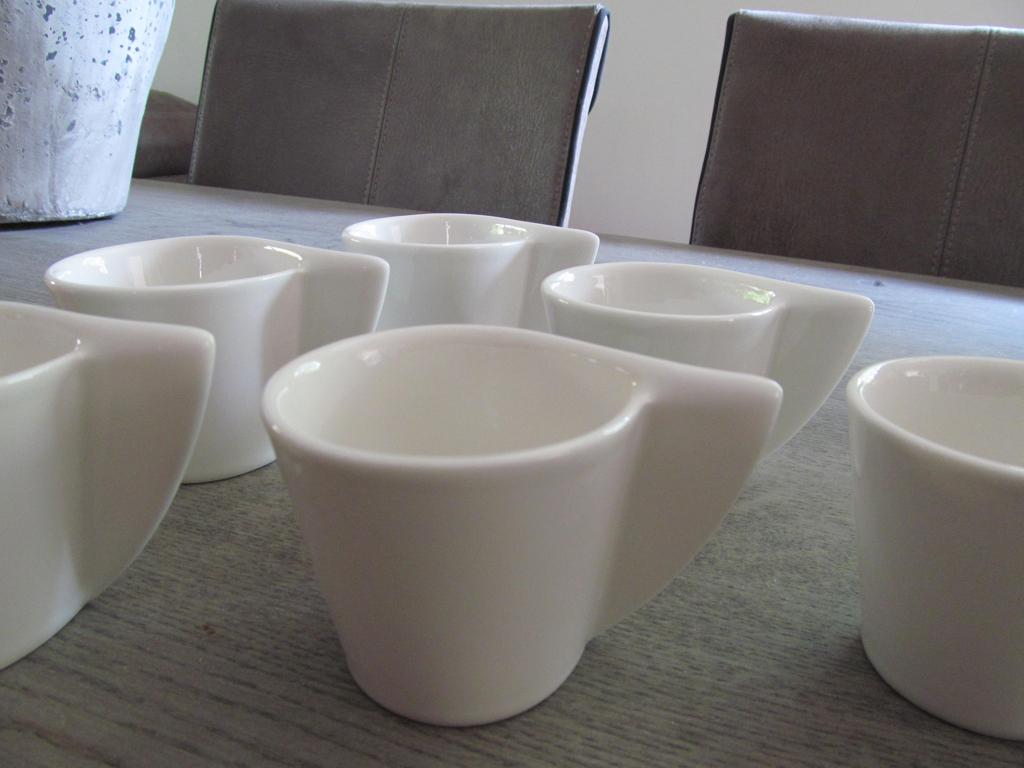 6 Villeroy & Boch New Wave Espresso Mokken, Keramiek, Ophalen of Verzenden, Zo goed als nieuw, Effen