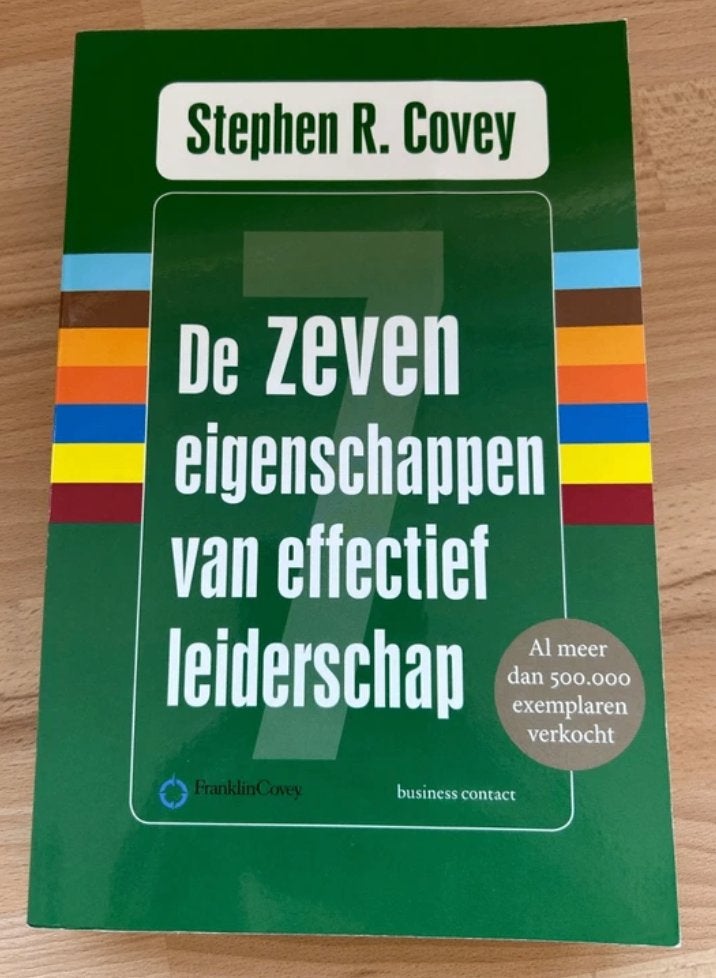 Boek; De zeven eigenschappen van effectief leiderschap, Ophalen of Verzenden, Alpha, Zo goed als nieuw, HBO