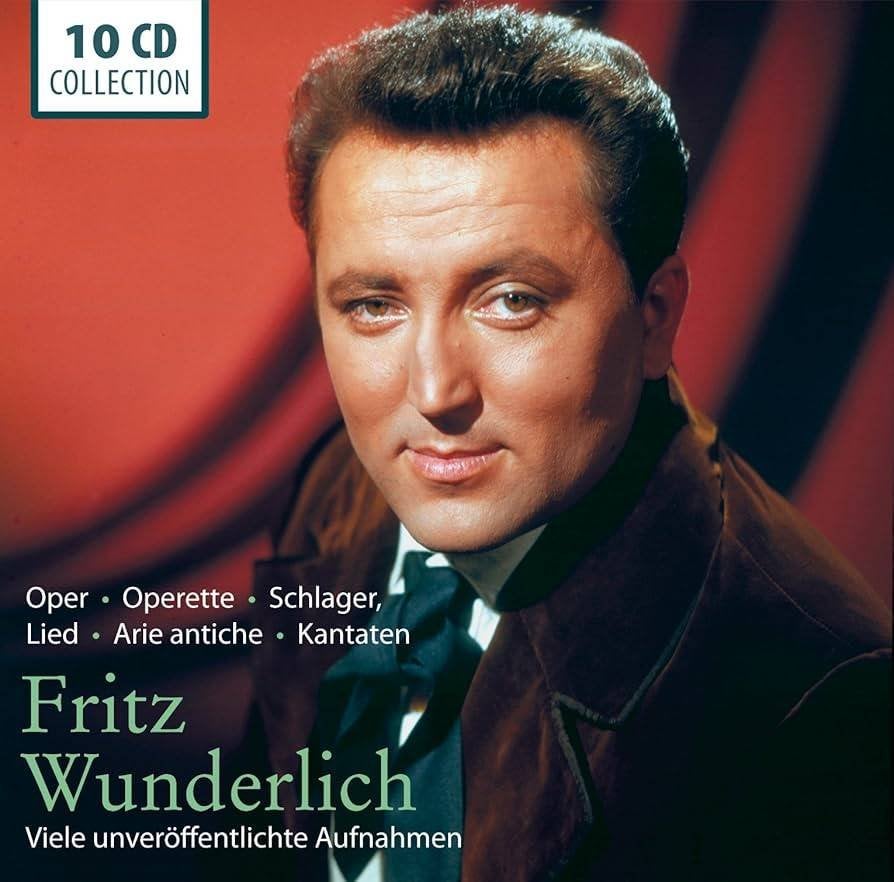 FRITZ WUNDERLICH Unveröffentlichte aufnahmen 10 - CD BOX, Ophalen of Verzenden, Romantiek, Zo goed als nieuw, Vocaal