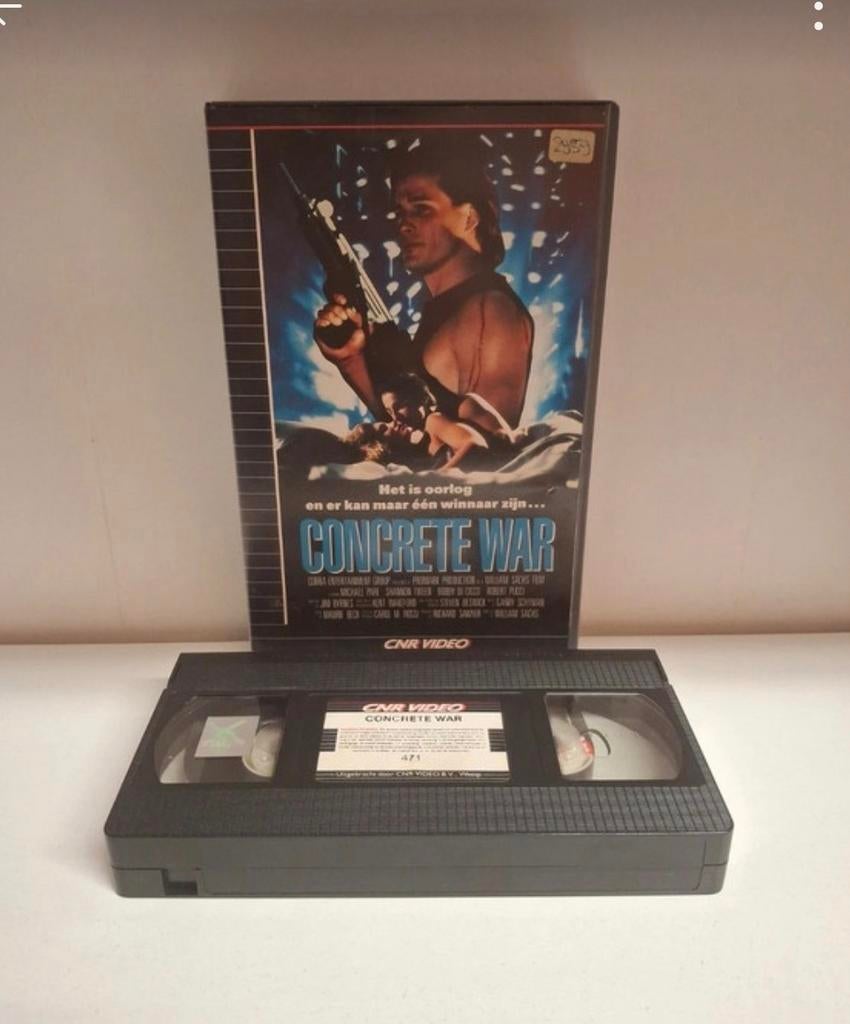 Concrete War - Ex Rental - VHS, Vanaf 16 jaar, Ophalen of Verzenden, Gebruikt, Horror