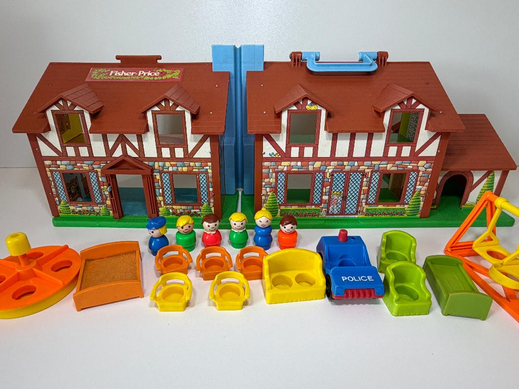 Vintage Fisher Price Loving Family Poppenhuis 90's compleet, Kinderen en Baby's, Speelgoed | Fisher-Price, Ophalen of Verzenden