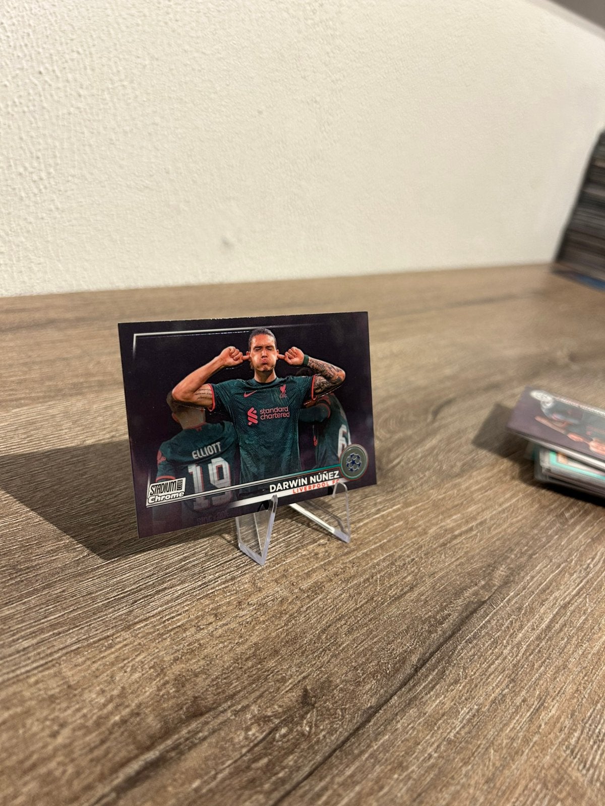Darwin Núñez 2022-23 Topps Stadium Club Chrome #53 UCC, Ophalen of Verzenden, Zo goed als nieuw, Plaatje