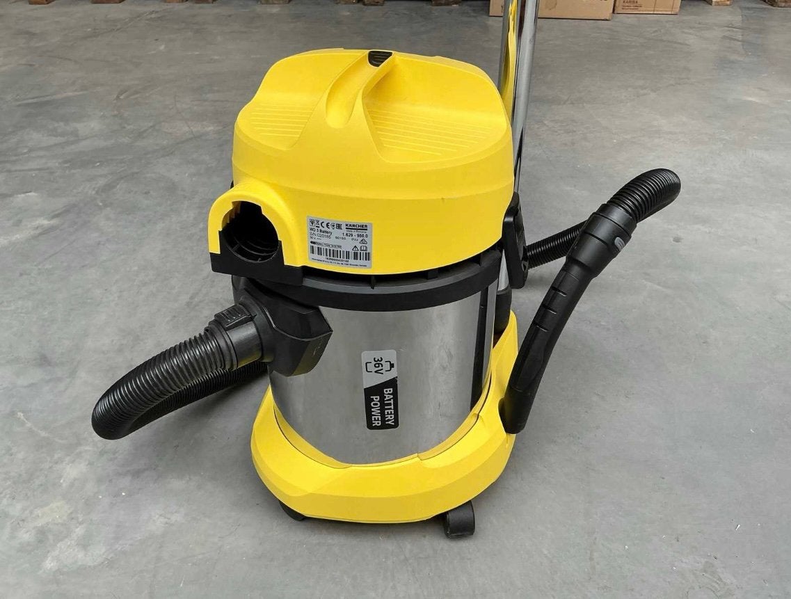 Karcher WD3 alleszuiger / waterstofzuiger 36V excl accu, Ophalen, Zo goed als nieuw