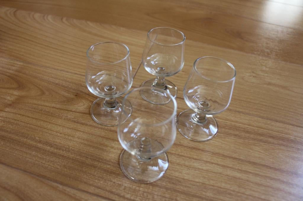 4 advocaat/likeur glazen van Royal Leerdam, Ophalen of Verzenden