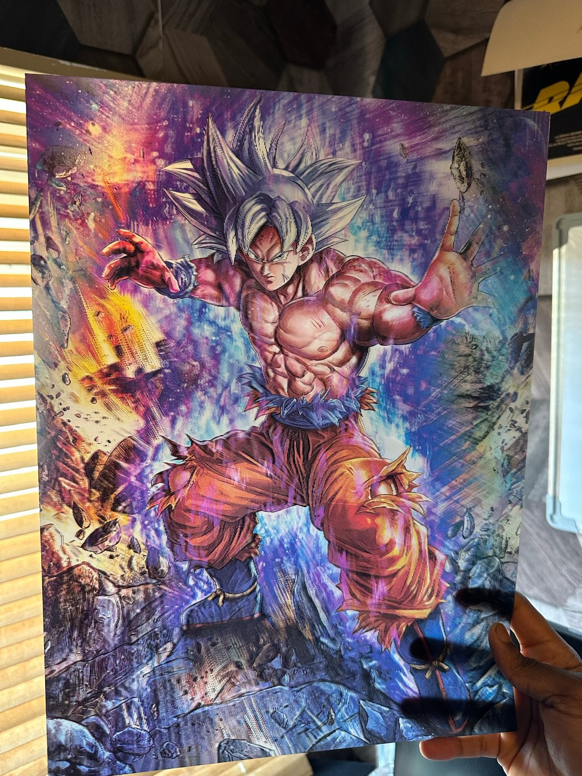 Goku en Vegeta 3D effect poster - Dragon Ball Z, 50 – 75, Minder dan 50 cm, Nieuw, Ophalen of Verzenden