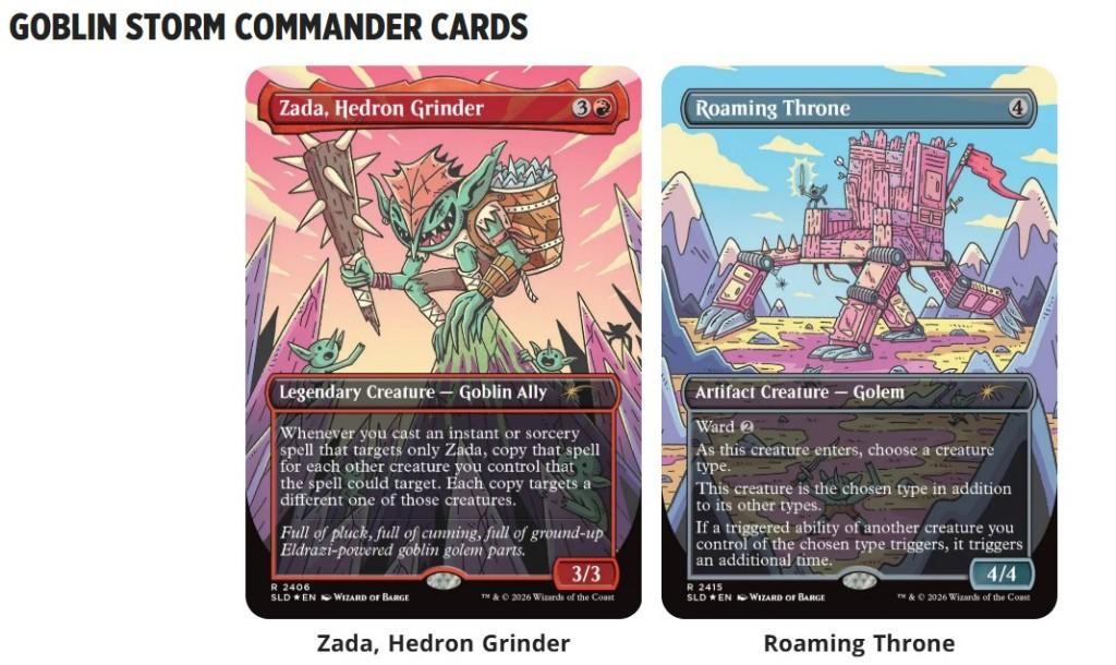 Secret Lair Commander Deck: Goblin Storm (presale), Ophalen, Nieuw, Speeldeck, Foil