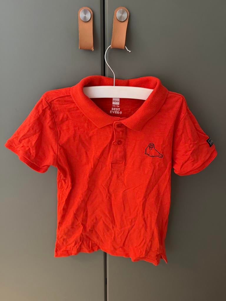 Koningsdag shirt maat 110-116, Ophalen of Verzenden, Zo goed als nieuw, Jongen of Meisje, Shirt of Longsleeve