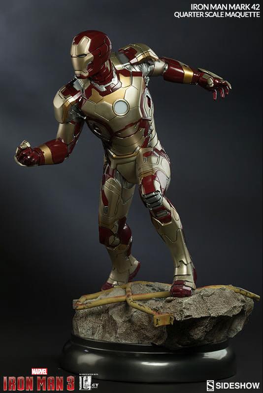 Sideshow Iron Man MK 42 Premium Format Limited Edition., Ophalen, Zo goed als nieuw