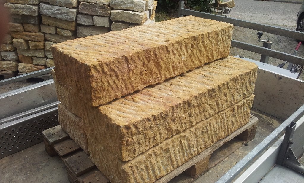 Te koop : zeer mooie Bentheimer zandstenen., Ophalen, Zo goed als nieuw, Zandsteen, Overige typen