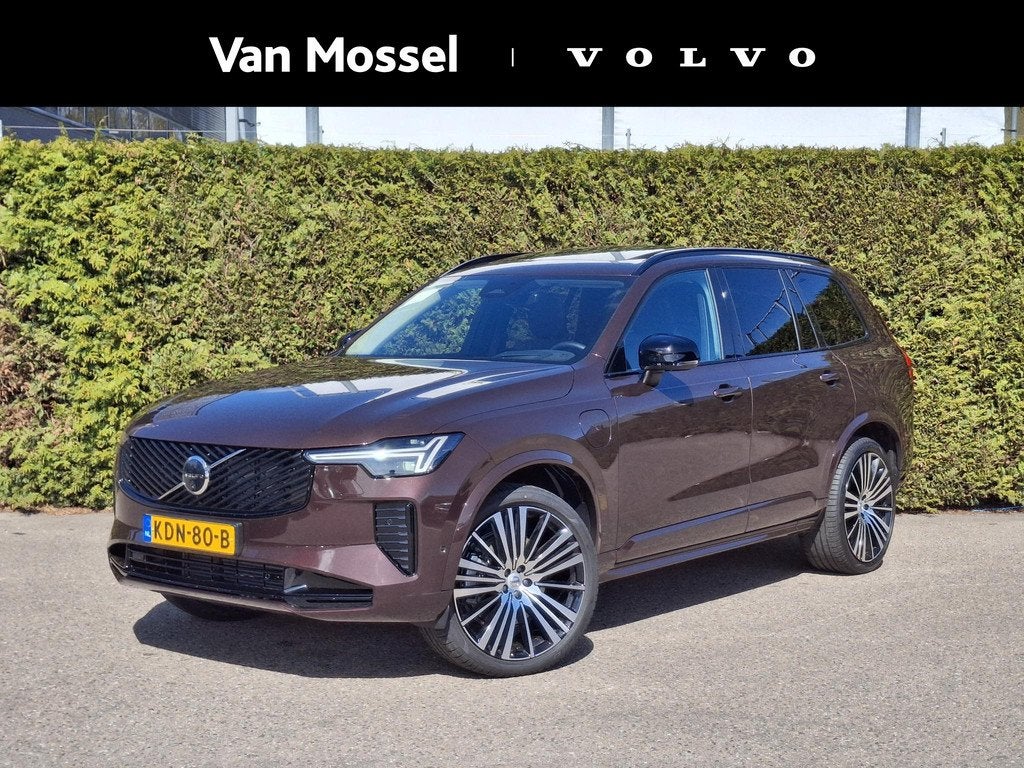 Volvo XC90 Ultra T8 Plug in Hybride 455 PK | Demo | Luchtver, 12 maanden, Zwart, 4 cilinders, Bedrijf