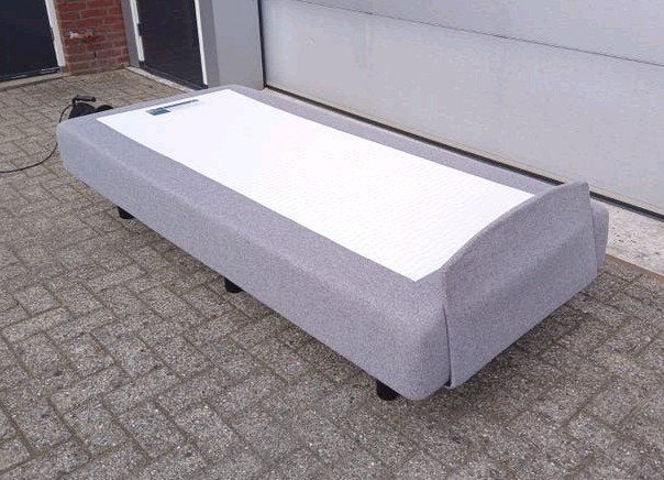Luxe Sleep & Dream Sedna elektrische Boxspringbodem, Huis en Inrichting, Slaapkamer | Bedden, Ophalen, Verstelbaar, 90 cm, Eenpersoons