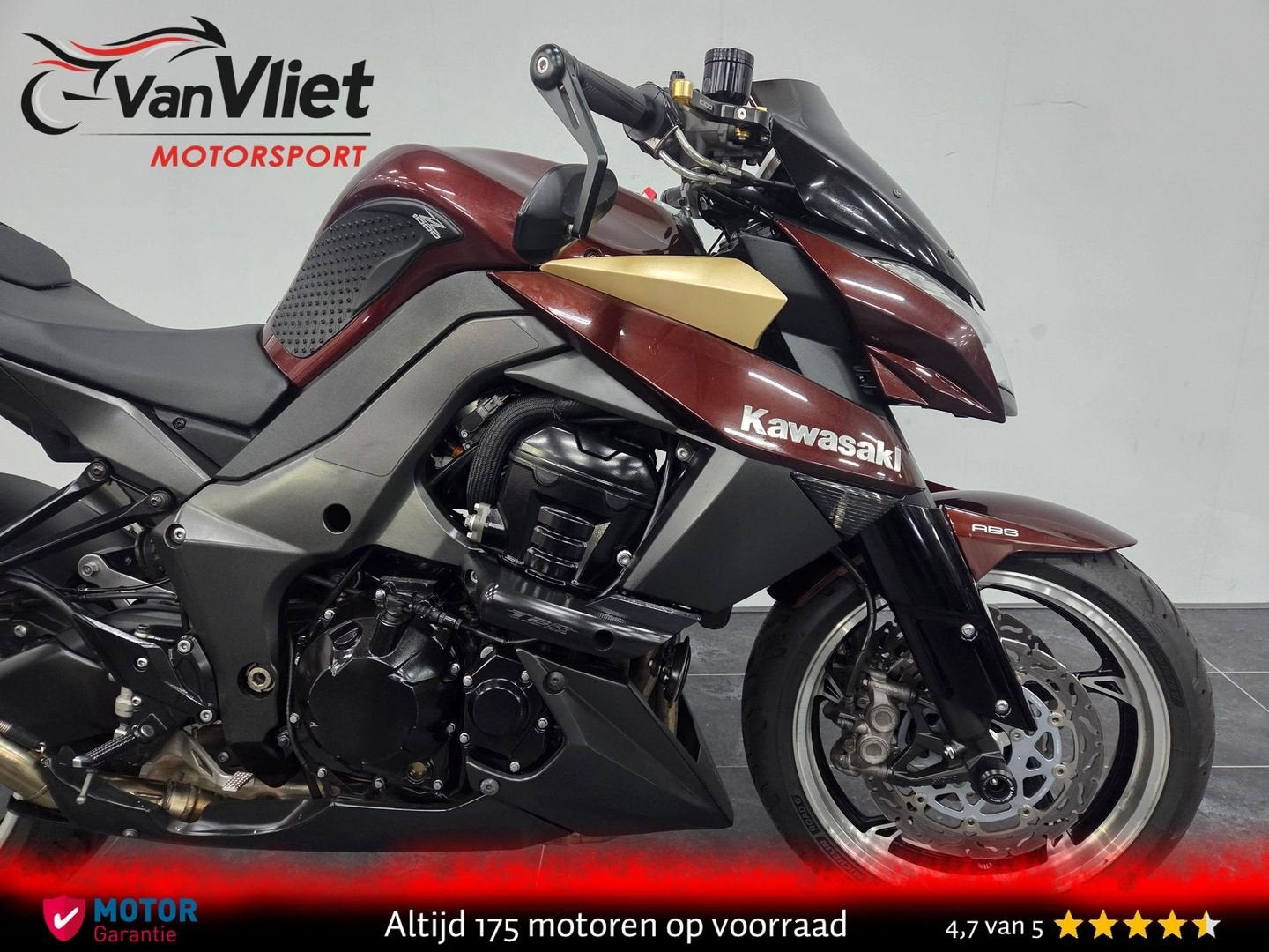 Erg Mooie Kawasaki Z1000 Model 2010 Bos uitlaten, 4 cilinders, Bedrijf, Onbekend, KAWASAKI