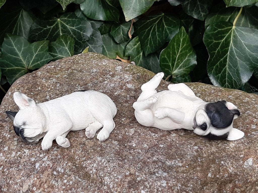 Franse bulldog puppy hond beeldjes Mr.Z uitmuntende staat, Ophalen of Verzenden, Zo goed als nieuw, Mens