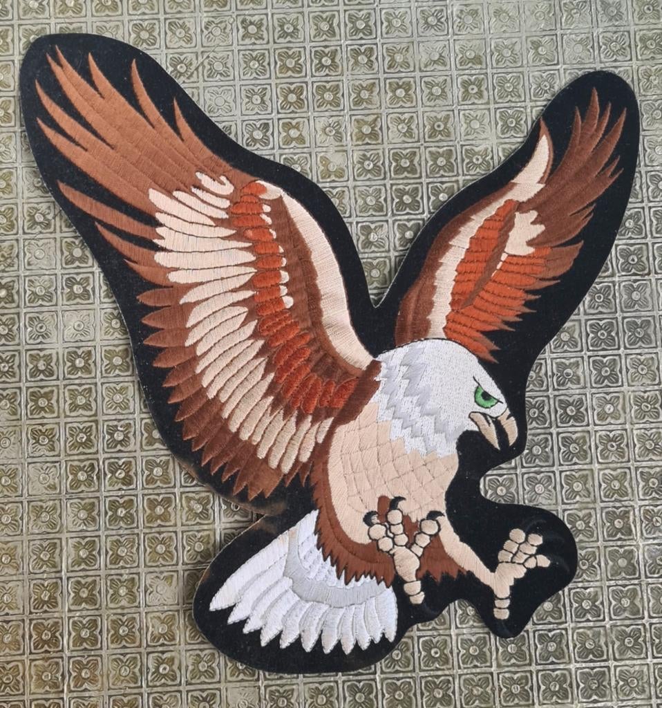 Eagle (Back Patch), Hobby en Vrije tijd, Borduren en Borduurmachines, Verzenden, Patroon