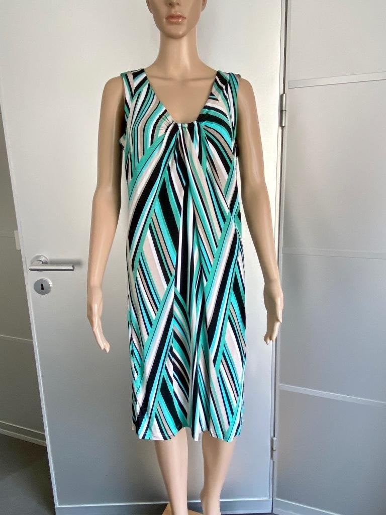 H495 Expresso maat M=38/40 jurk jurkje blauw/groen/zwart/wit, Kleding | Dames, Maat 38/40 (M), Ophalen of Verzenden, Zo goed als nieuw