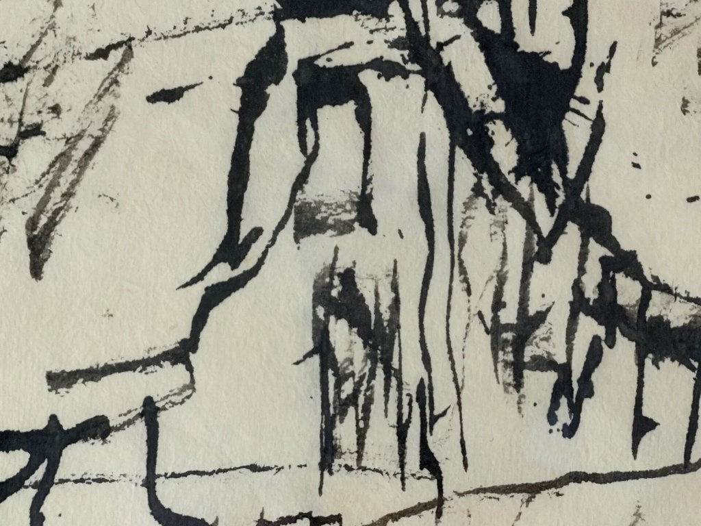 Anton Heyboer (1925 - 2005) Titel ; Drente uit 1946., Ets, Ophalen of Verzenden, Gesigneerd, Landschap