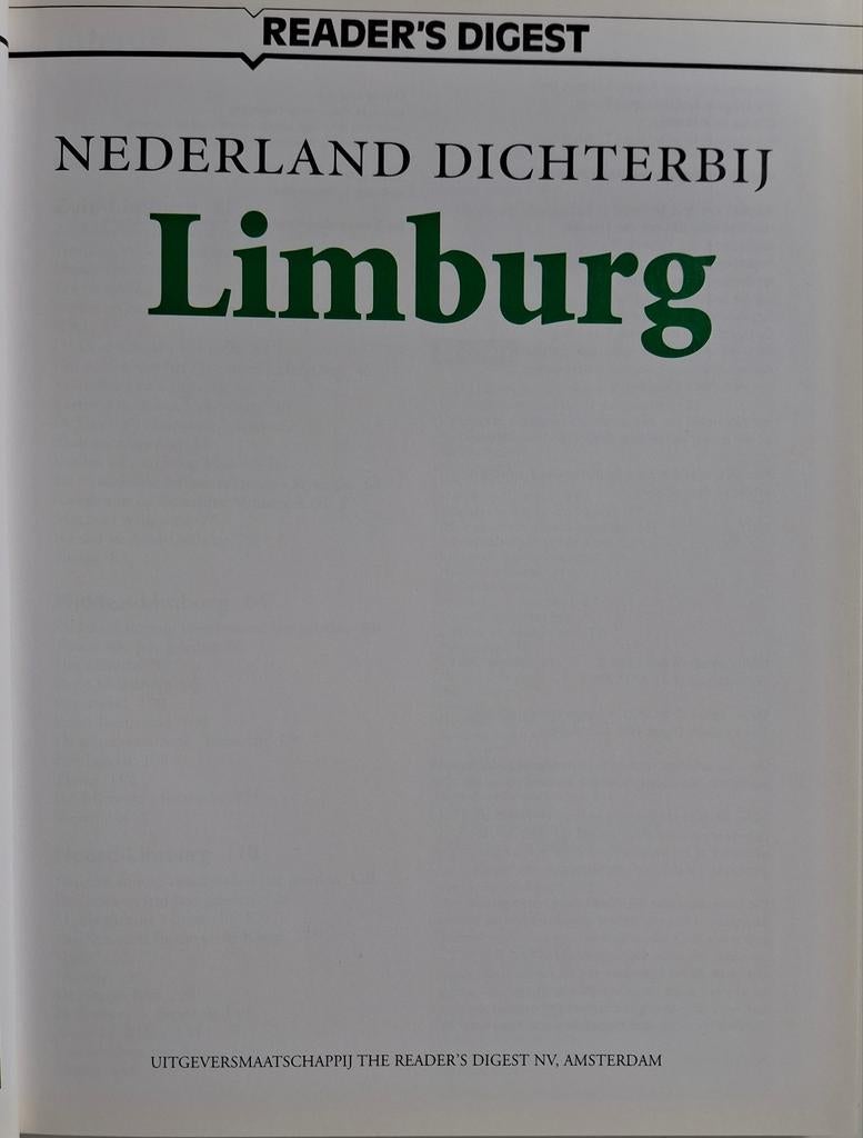 Nederland Dichterbij - Limburg, Boeken, Overige merken, Reader's Digest, Ophalen of Verzenden, Zo goed als nieuw