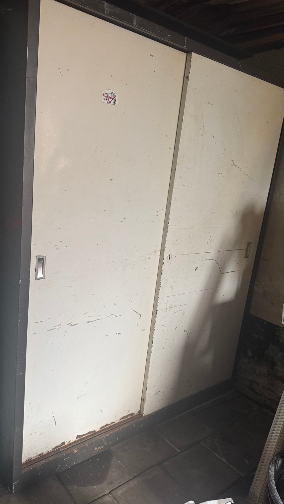 Stalen kast, Ophalen, Gebruikt, Wit