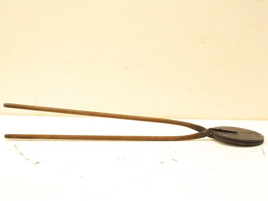 Smeedijzeren wafelijzer 34753, Gebruikt, Ophalen of Verzenden, Bord(en), Wedgwood