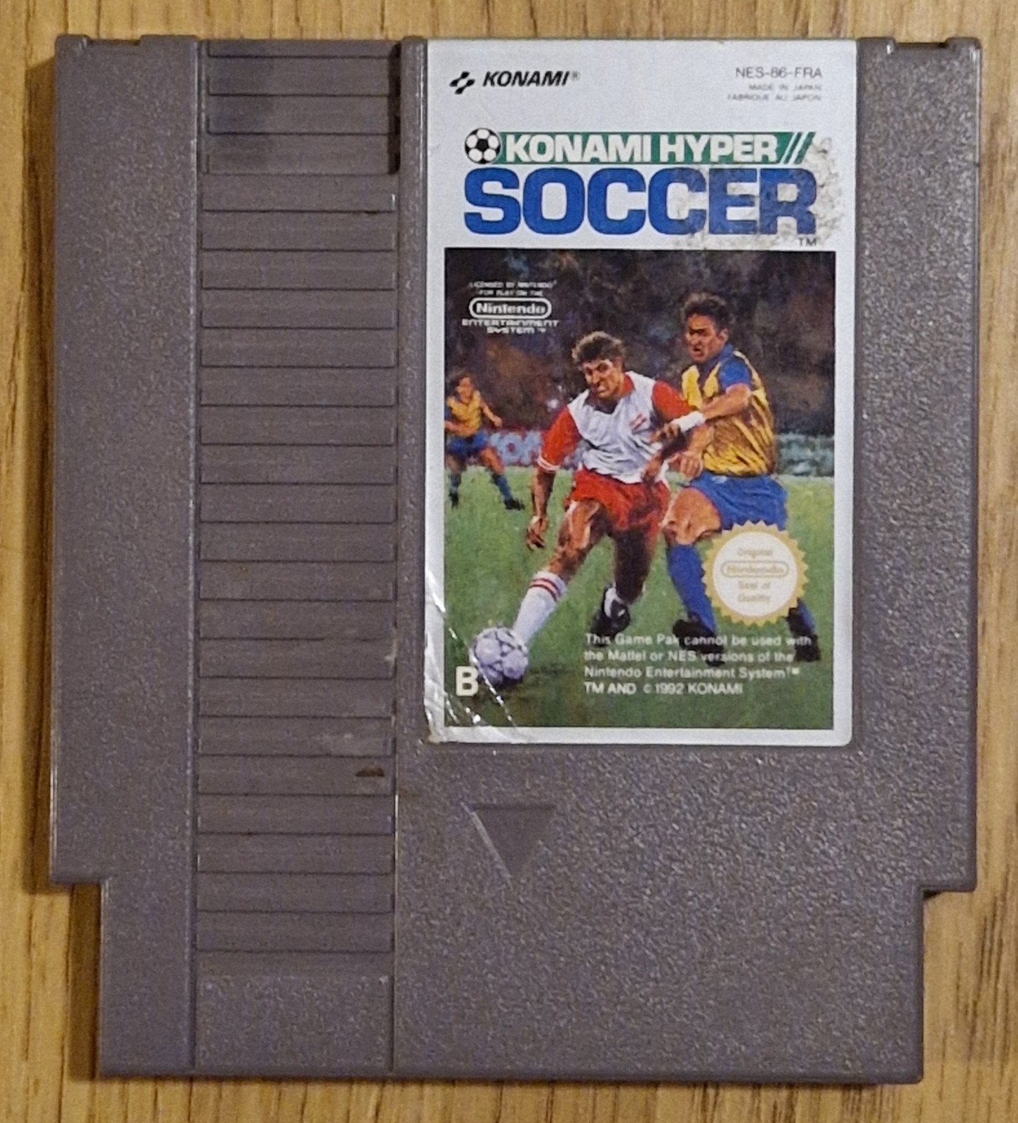 Konami Hyper Soccer NES-game - Klassieke voetbalactie, Spelcomputers en Games, Games | Nintendo NES, Gebruikt, Verzenden, 1 speler