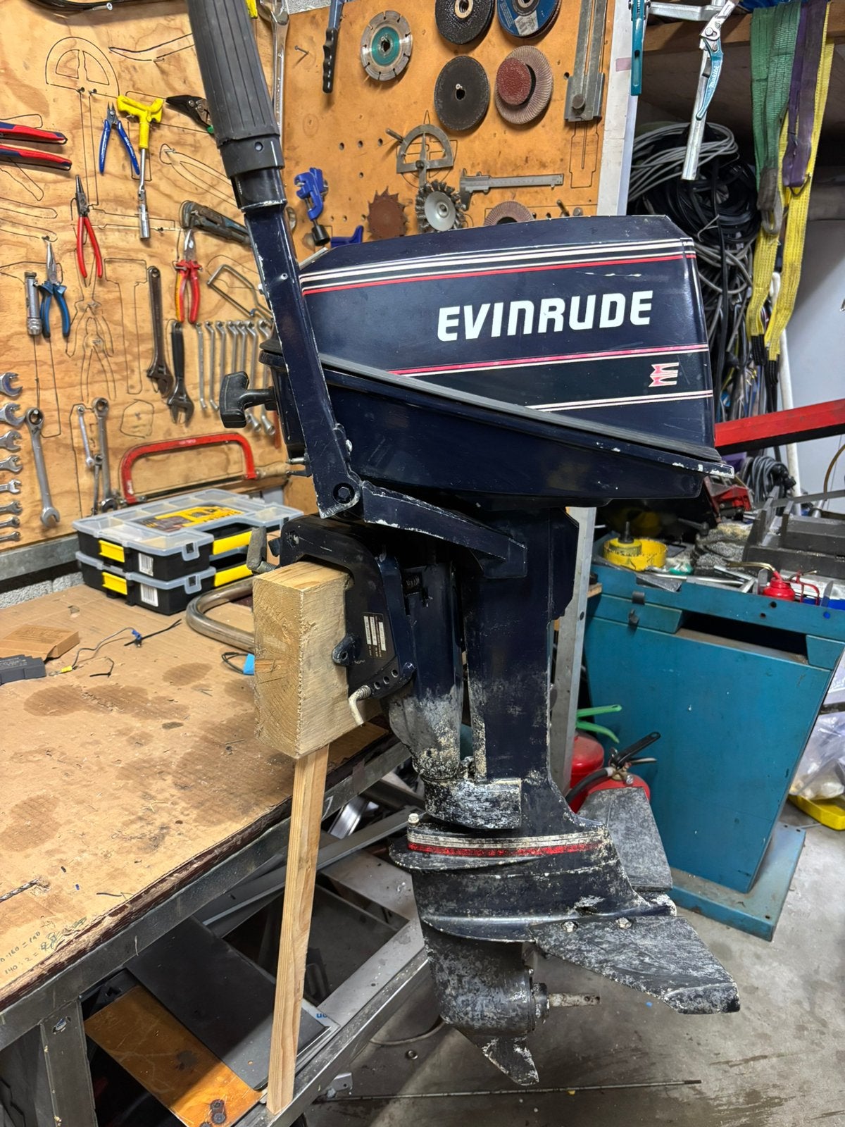 4pk evinrude, Watersport en Boten, Bootonderdelen, Ophalen, Gebruikt, Motor en Techniek, Motorboot