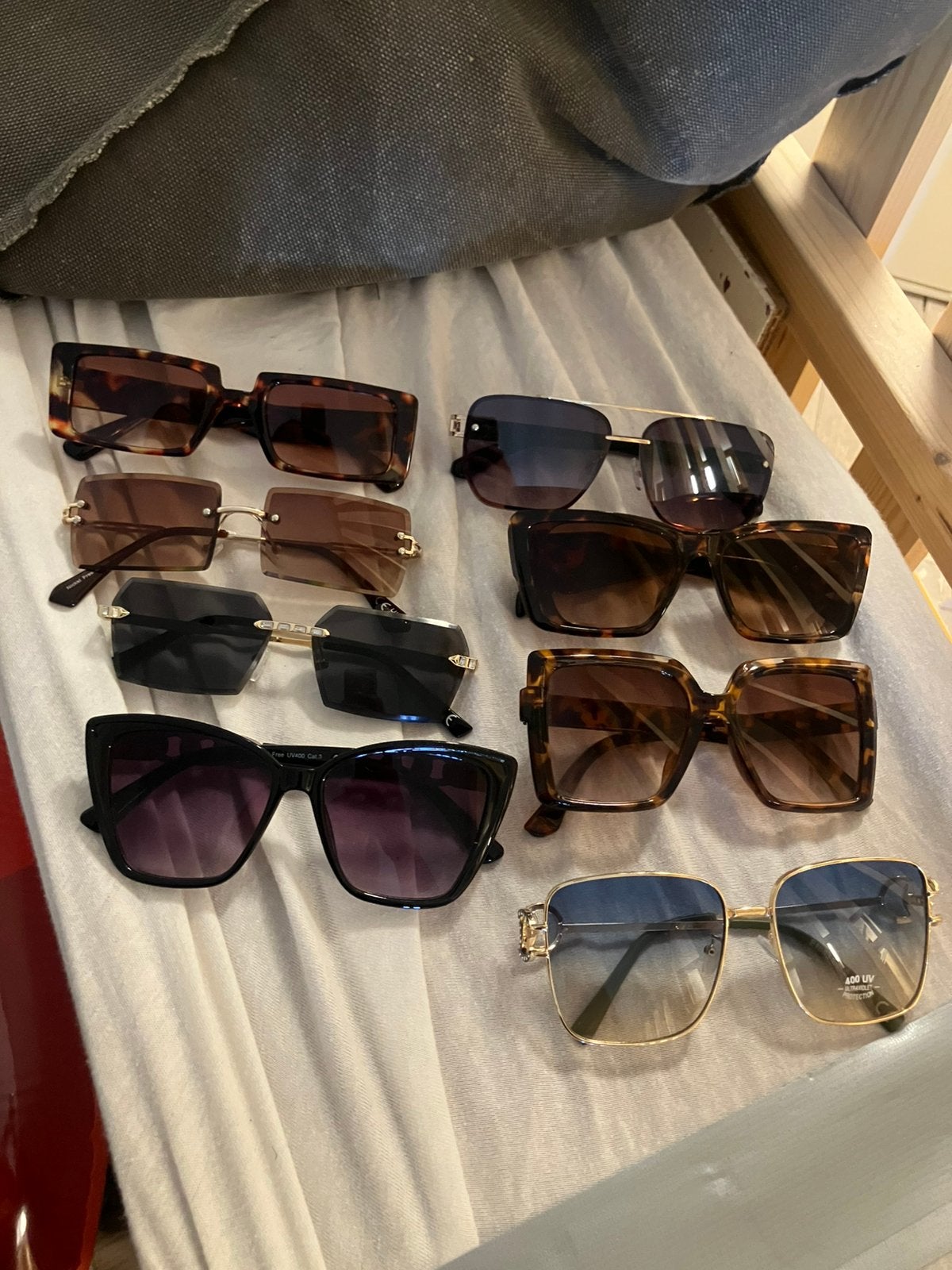 Fashion Zonnebrillen 8 stuks mix cat eye look cc, Ophalen of Verzenden, Zo goed als nieuw, Overige kleuren, Overige merken
