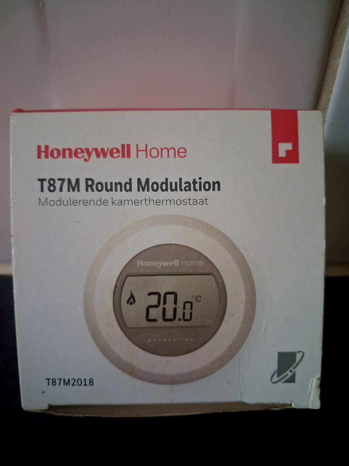 Honeywell Home T87M Round Modulatie Kamerthermostaat, Ophalen of Verzenden, Slimme thermostaat, Nieuw