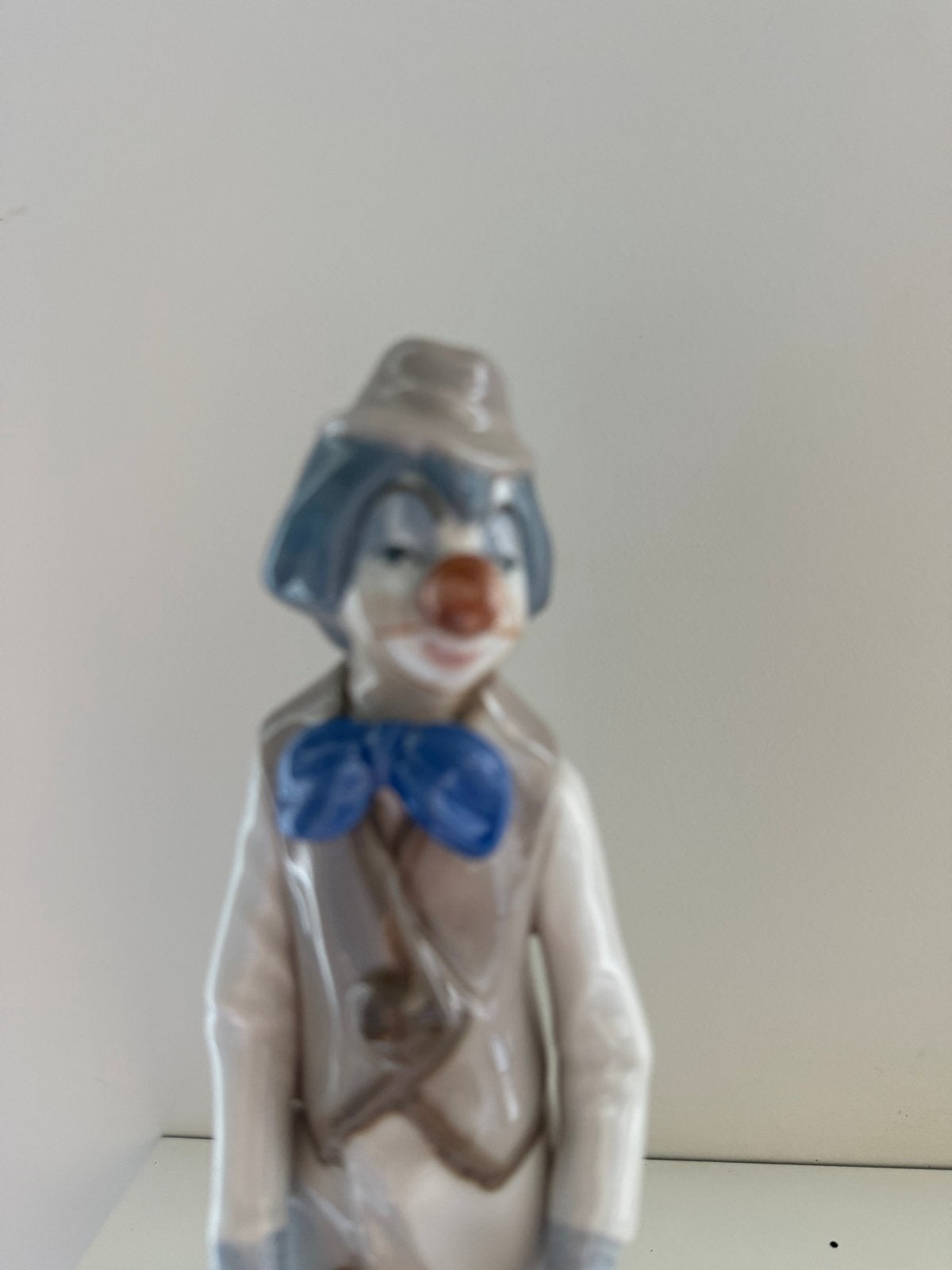 Casades Porseleinen Clown Beeldje met Trommel - Circo, Ophalen of Verzenden, Zo goed als nieuw, Overige typen