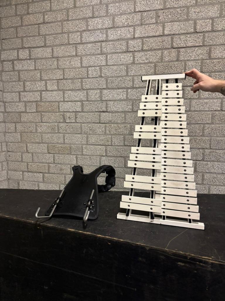 Klokkenspel 4 stuks te koop en 1 Marimba, Ophalen, Gebruikt
