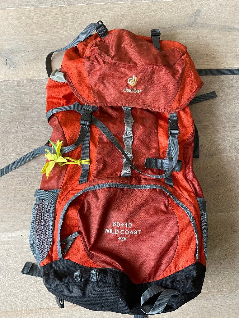Deuter Wild Coast 60+10 SL Trekkingrugzak – 70L, Sport en Fitness, Bergsport en Wandelen, Ophalen, Gebruikt, Rugzak