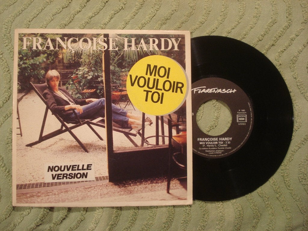 Françoise Hardy 7" Vinyl Single: 'Moi vouloir toi' (Fr), Ophalen of Verzenden, Zo goed als nieuw, 7 inch, Pop