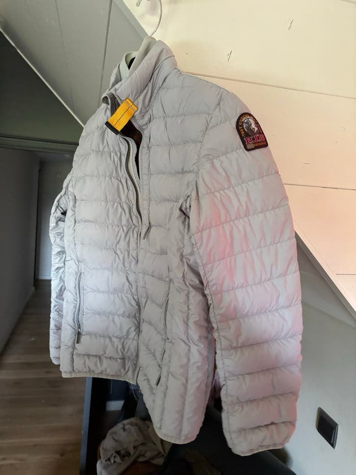 Parajumpers Super Lightweight beige Jas - Maat Y-S, Ophalen of Verzenden, Zo goed als nieuw, Maat 34 (XS) of kleiner, Grijs