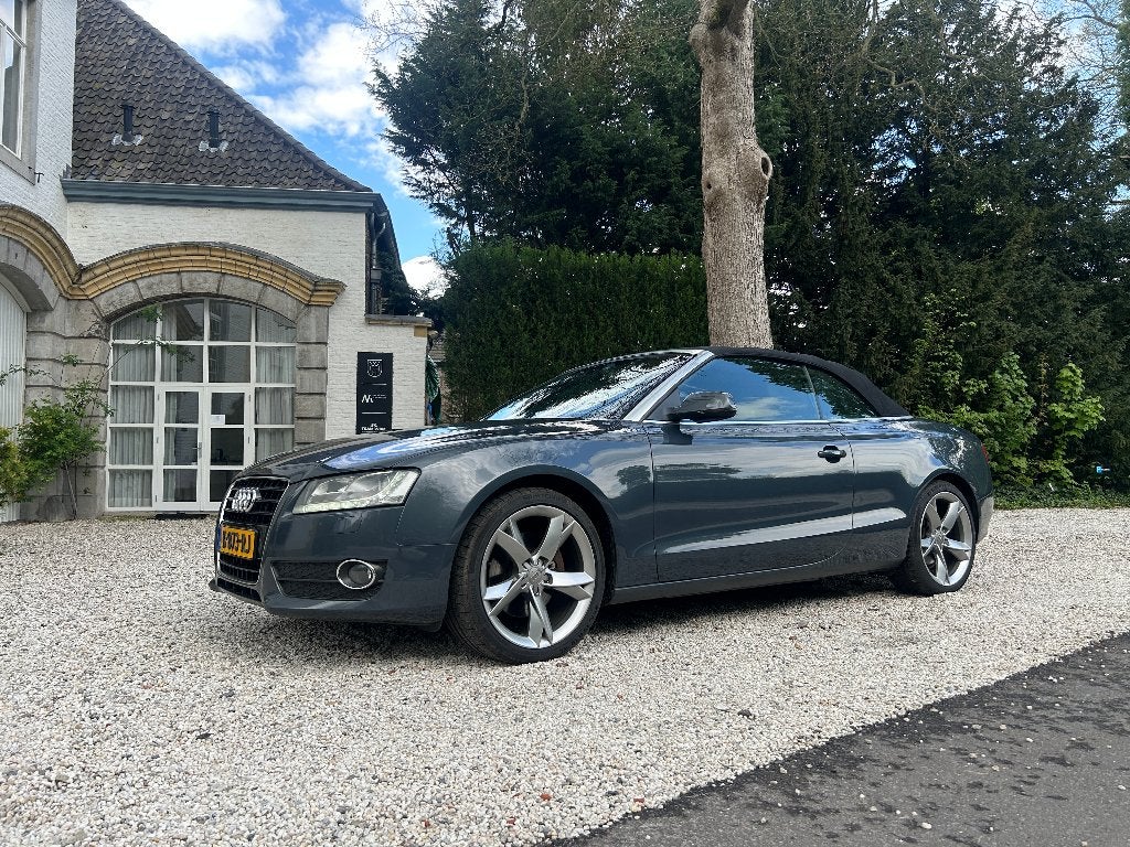 Audi A5 3.2 FSI Cabriolet, Auto's, Audi, Euro 5, Zwart, Cabriolet, 4 stoelen