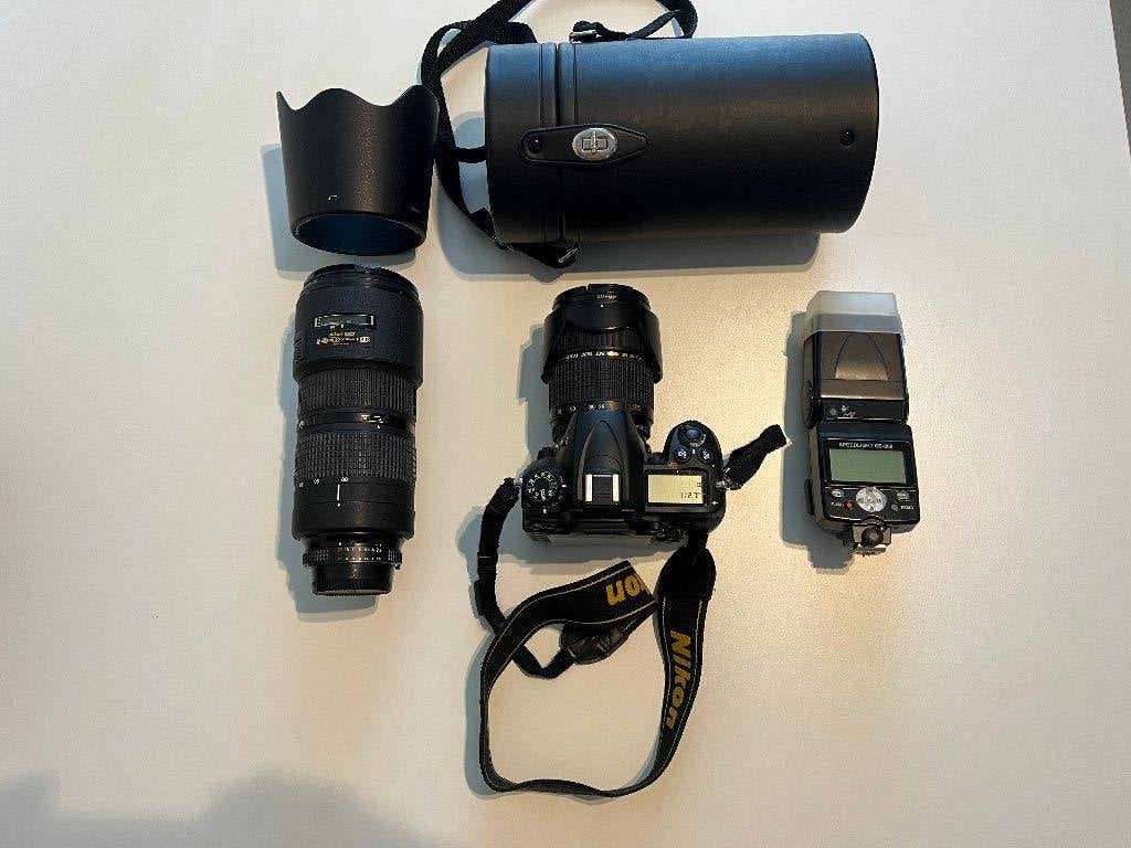 Nikon D7000 ( incl. Nikkor Af 80-200 mm 1:2.8 D ), Gebruikt, Overige typen, 16 megapixels, Screenprotector