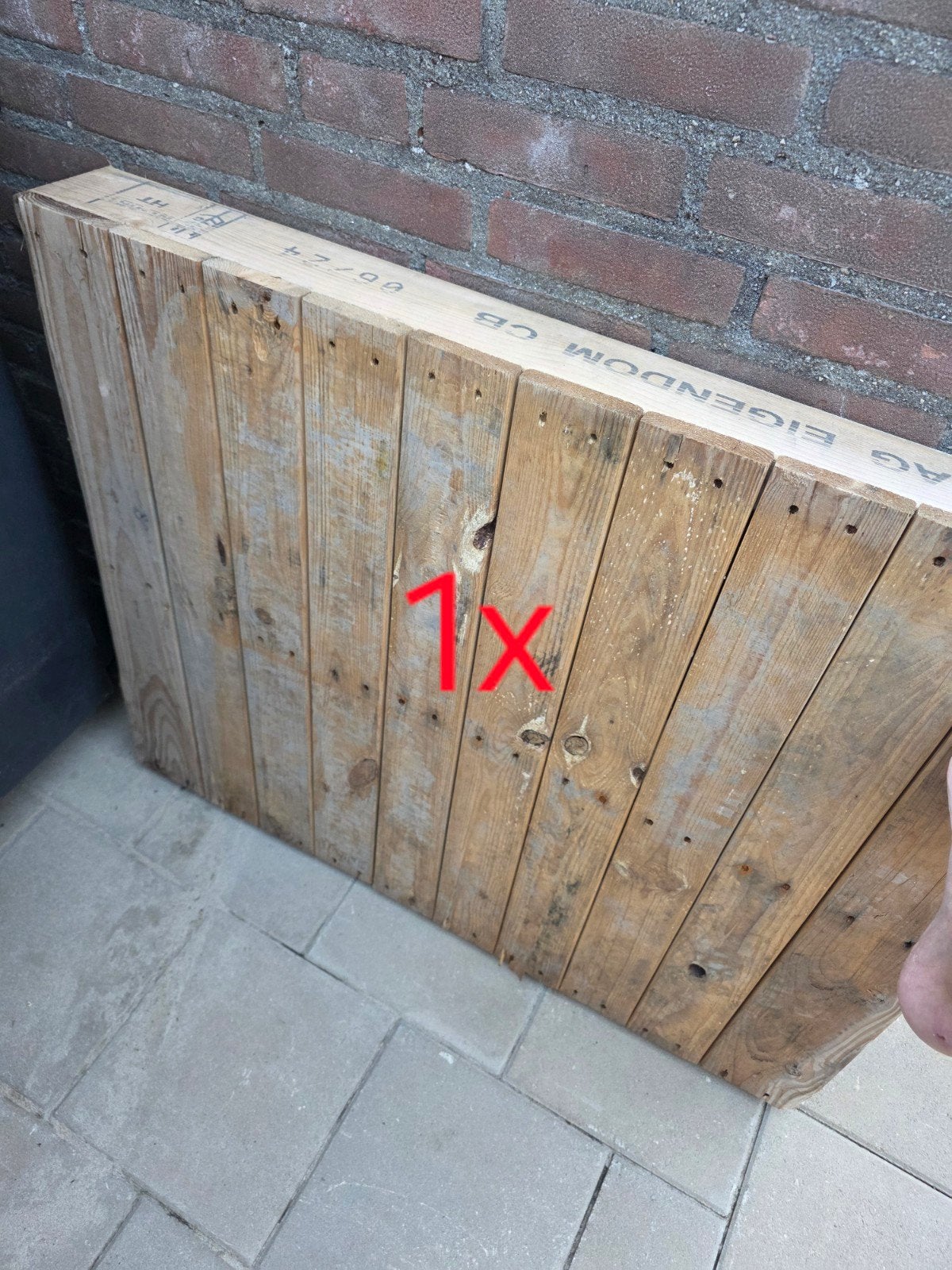 Gratis pallets af te halen, Doe-het-zelf en Verbouw, Hout en Planken, Ophalen, Gebruikt, Pallet, Minder dan 200 cm