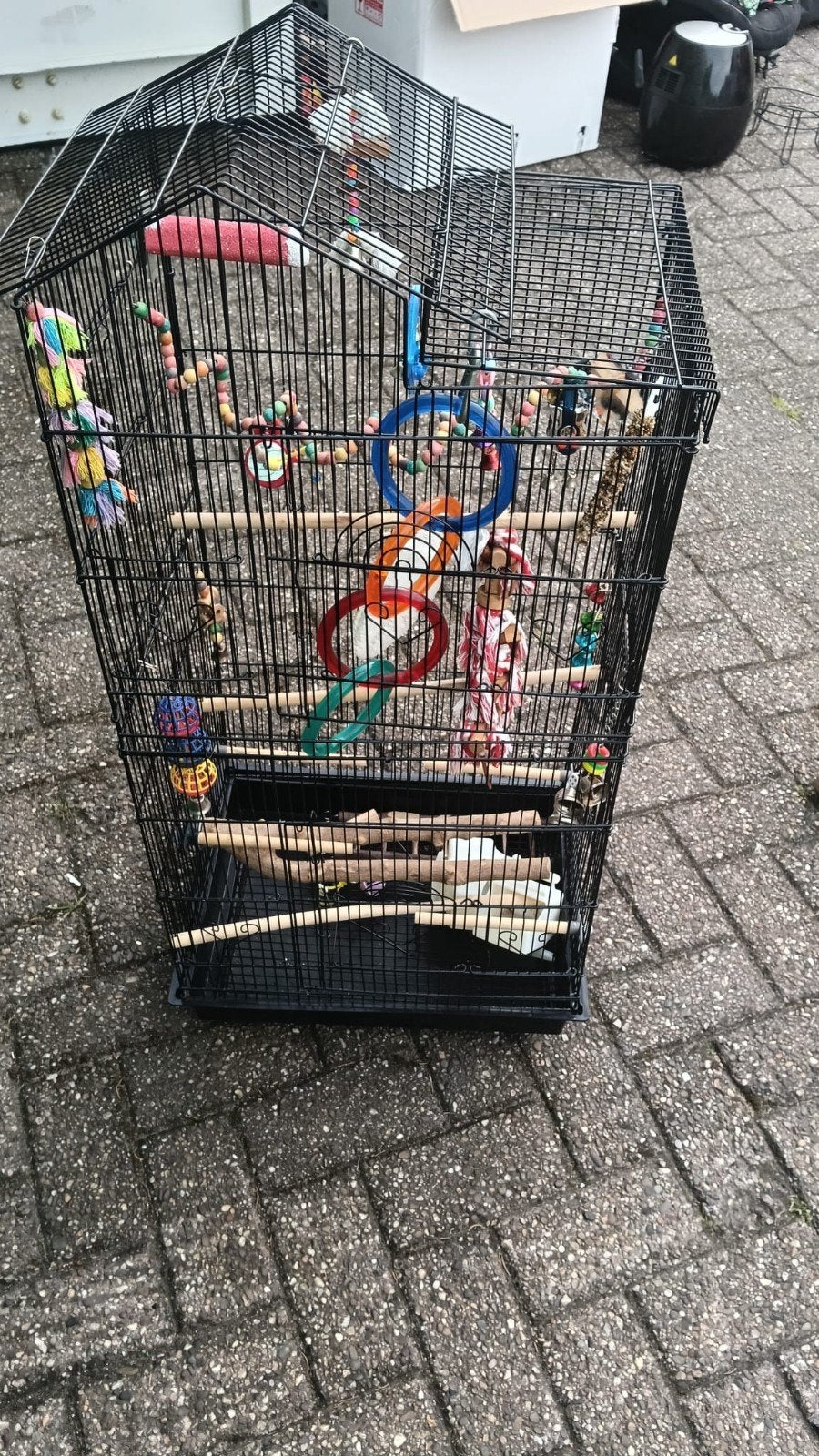 vogelkooien, Ophalen of Verzenden, Hout, Vogelkooi