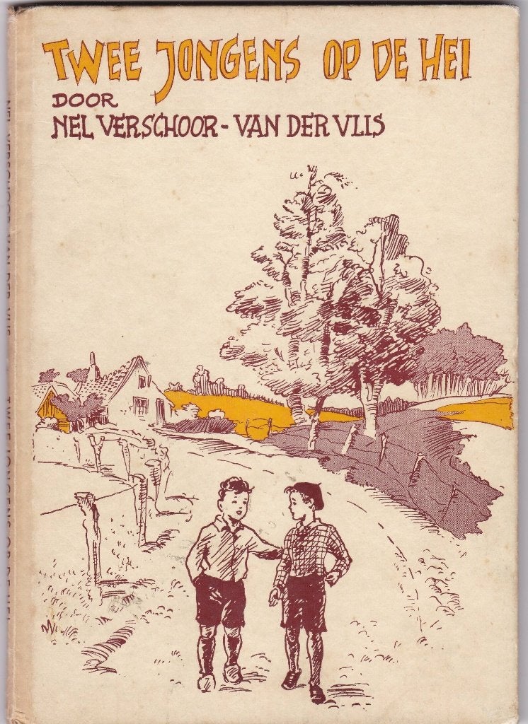 Verschoor-van der Vlis, Nel – Twee jongens op de hei, Ophalen of Verzenden, Gelezen, Verschoor-van der Vlis, Nel, Fictie algemeen