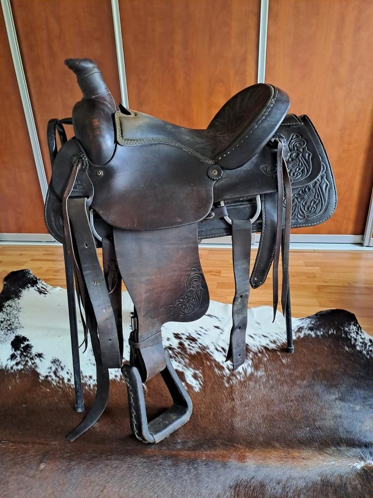 Texas Best custom made roping saddle / westernzadel/western, Ophalen of Verzenden, Gebruikt, Overige soorten