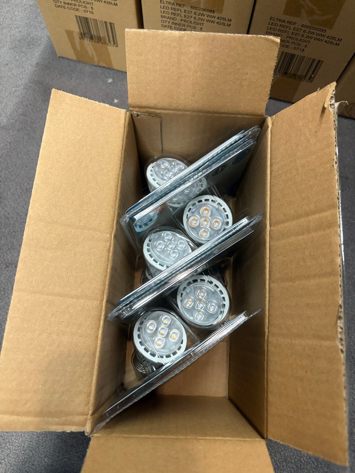 ProLight LED Lampen E27 6.2W Warm Wit (49 stuks), Led-lamp, 60 watt of meer, Dimbaar, Nieuw